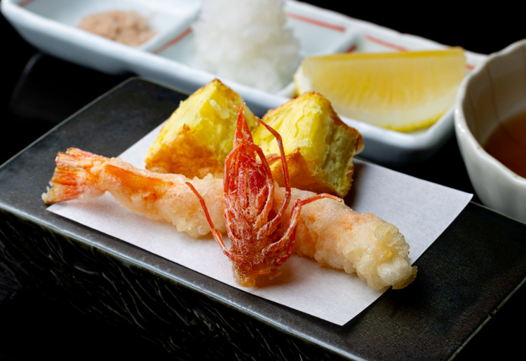 ▼【ディナーコース】先付け、お造り、天ぷら、お肉料理、手打蕎麦、デザートなど 全7品